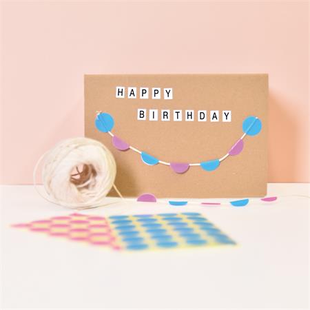 Etikett, 18 mm, kör, AVERY ZWECKFORM, kék, 96 etikett/csomag